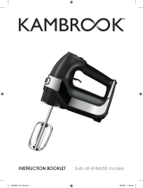 Kambrook 7 Speed Hand Mixer Operating instructions