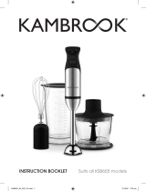 Kambrook Turbo Boost™ Stick Mixer Operating instructions