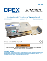 Opex DL210, DL410 Letter Opener User manual