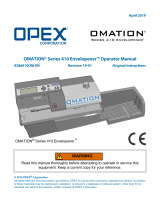 Opex DL210, DL410 Letter Opener User manual