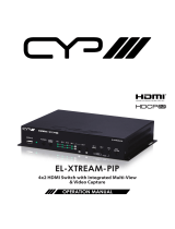 CYP EL-XTREAM-PIP User manual