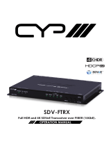 CYP SDV-FTRX User manual