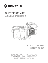 Pentair SuperFlo® VST Pool Pump Owner's manual