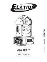 Elation ACL 360i User manual