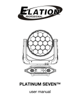 Elation Platinum Seven User manual