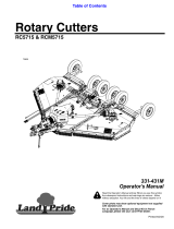 Land Pride RC5715 User manual