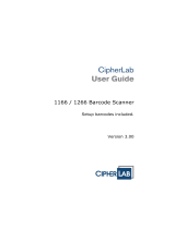 CipherLab 1166 User manual