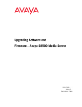 Avaya S8500 Series Upgrading Software And Firmware