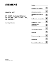 Siemens CP 1542SP-1 Operating Instructions Manual