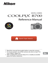 Nikon COOLPIX B700 Reference guide