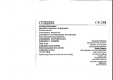 Citizen CX-32 II Owner's manual