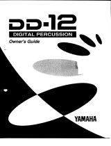 Yamaha DD12 Owner's manual