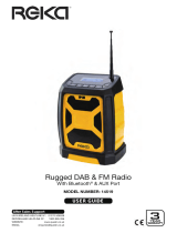 Reka 14519 Rugged DAB & FM Radio Owner's manual