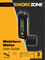 Workzone 11334 Moisture Meter User manual
