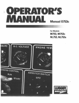 Nothern Lights M753G User manual