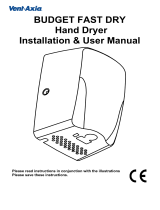 Vent-Axia Budget Fast Dry User manual