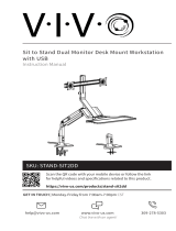 Vivo STAND-SIT2DD Assembly Instructions