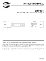 Amperes CD1001 User manual