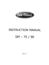 Solé Diesel SM-75 User manual
