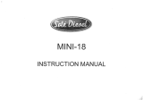 Solé Diesel MINI-18 User manual