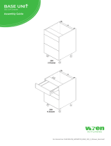 Wren Kitchens 500mm 3/4 Drawer Base Unit Assembly Guide