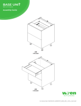 Wren Kitchens 600mm 2/3 Drawer Base Unit Assembly Guide
