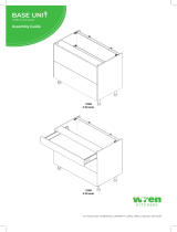 Wren 1000mm 2/3 Drawer Base Unit Assembly Manual