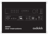 Audiolab 8200T Owner's manual