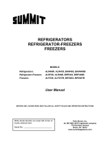 Summit ALFZ37B User manual