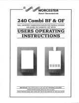 Worcester 240 BF and OF Combi (01.11.2010-21.07.2016) Operating instructions