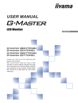 iiyama Ecran 24 Pouces Full HD G-Master G2470HSU-B1 Moniteur 24 Pouces Full HD User manual