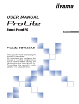 iiyama ProLite TW1523AS-B1P User manual