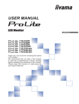 iiyama ProLite T1731SR-B5 User manual
