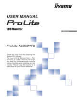 iiyama ProLite T2253MTS-B1 User manual