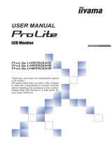 iiyama ProLite LH5050UHS-B1 User manual