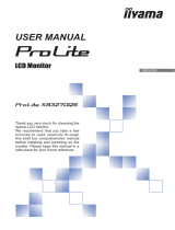 iiyama ProLite XB3270QS-B1 User manual