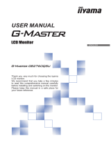 iiyama G-MASTER GB2760QSU-B1 User manual