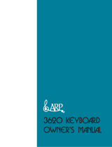 Korg ARP 2600 FS User manual