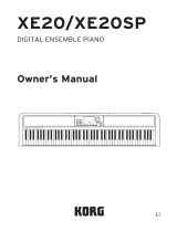 Korg XE20 Owner's manual