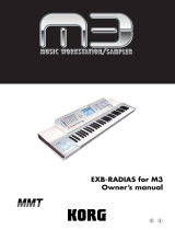 Korg M3 XPanded Owner's manual
