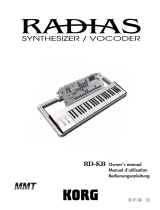 Korg RADIAS Owner's manual