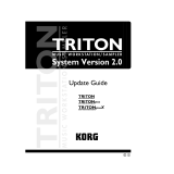 Korg Triton User guide