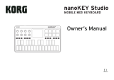 Korg nanoKEY Studio Owner's manual