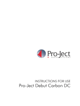 Pro-Ject Audio Systems Debut Carbon DC User manual
