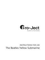 Pro-Ject Audio Systems Yellow Submarine Turntable User manual