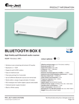 Pro-Ject Bluetooth Box E Product information