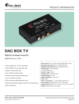Pro-Ject DAC Box TV Product information