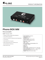 Pro-Ject Audio Systems Phono Box MM Product information