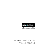 Pro-Ject MaiA S2 User manual