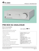 Pro-Ject Pre Box S2 Analogue Product information